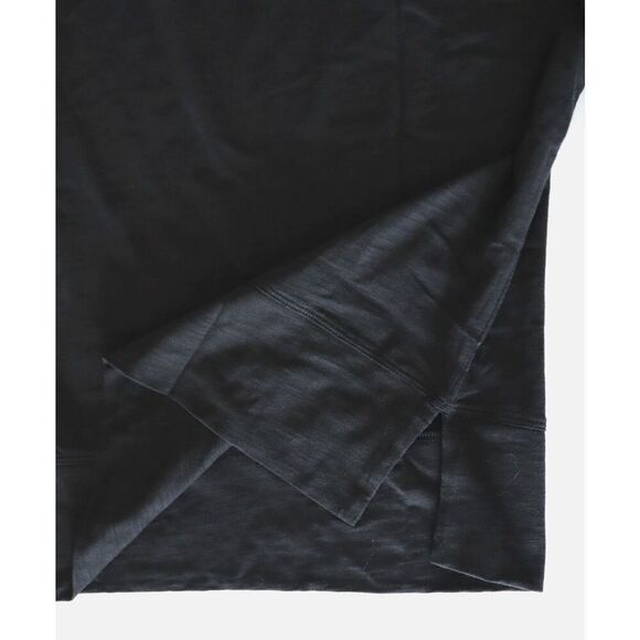 Athleta 624104-00 Women's Sz Medium Black Long Sleeve Classic Slub Top - Picture 7 of 10